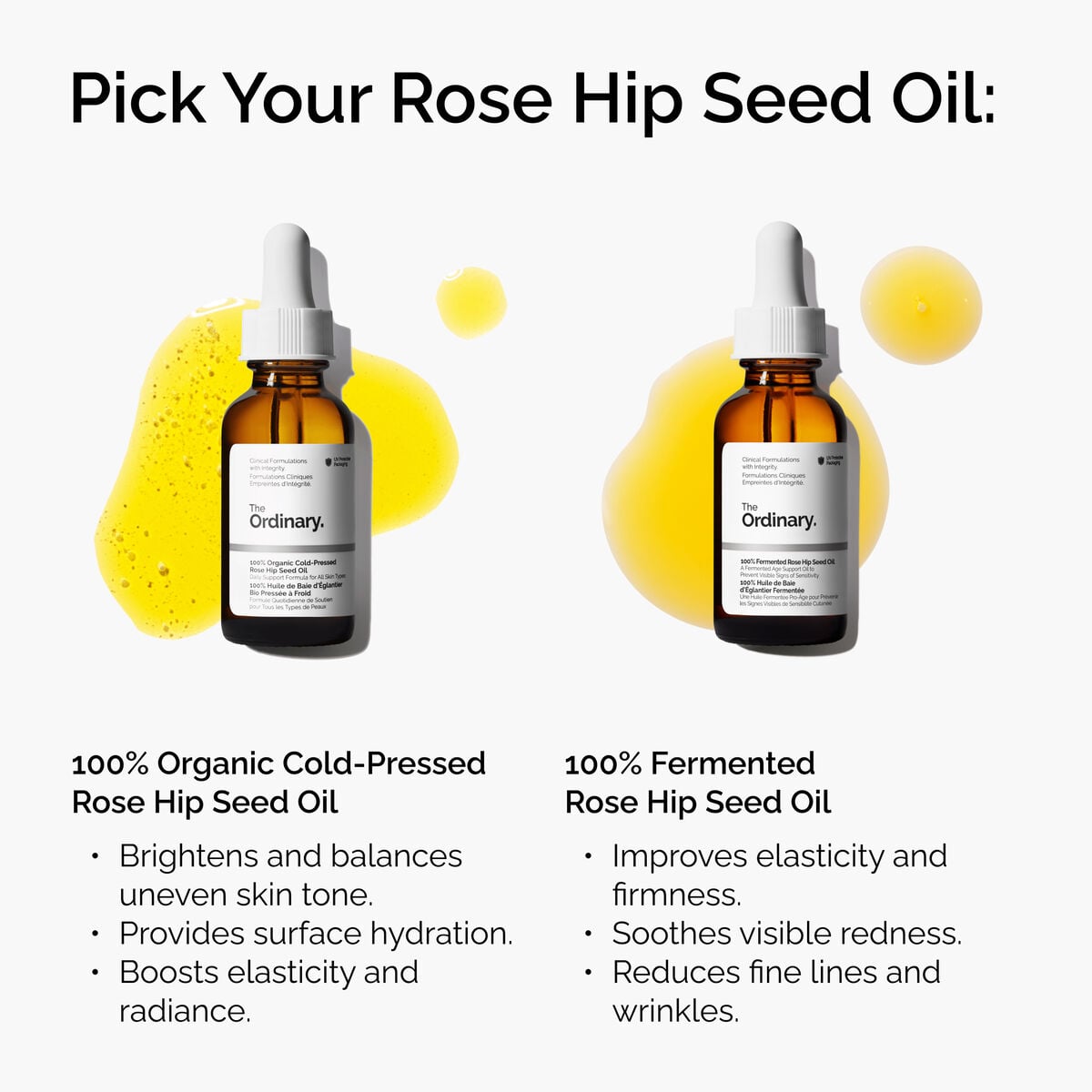 100% Organic Cold-Pressed Rose Hip Seed Oil - Clean Mood