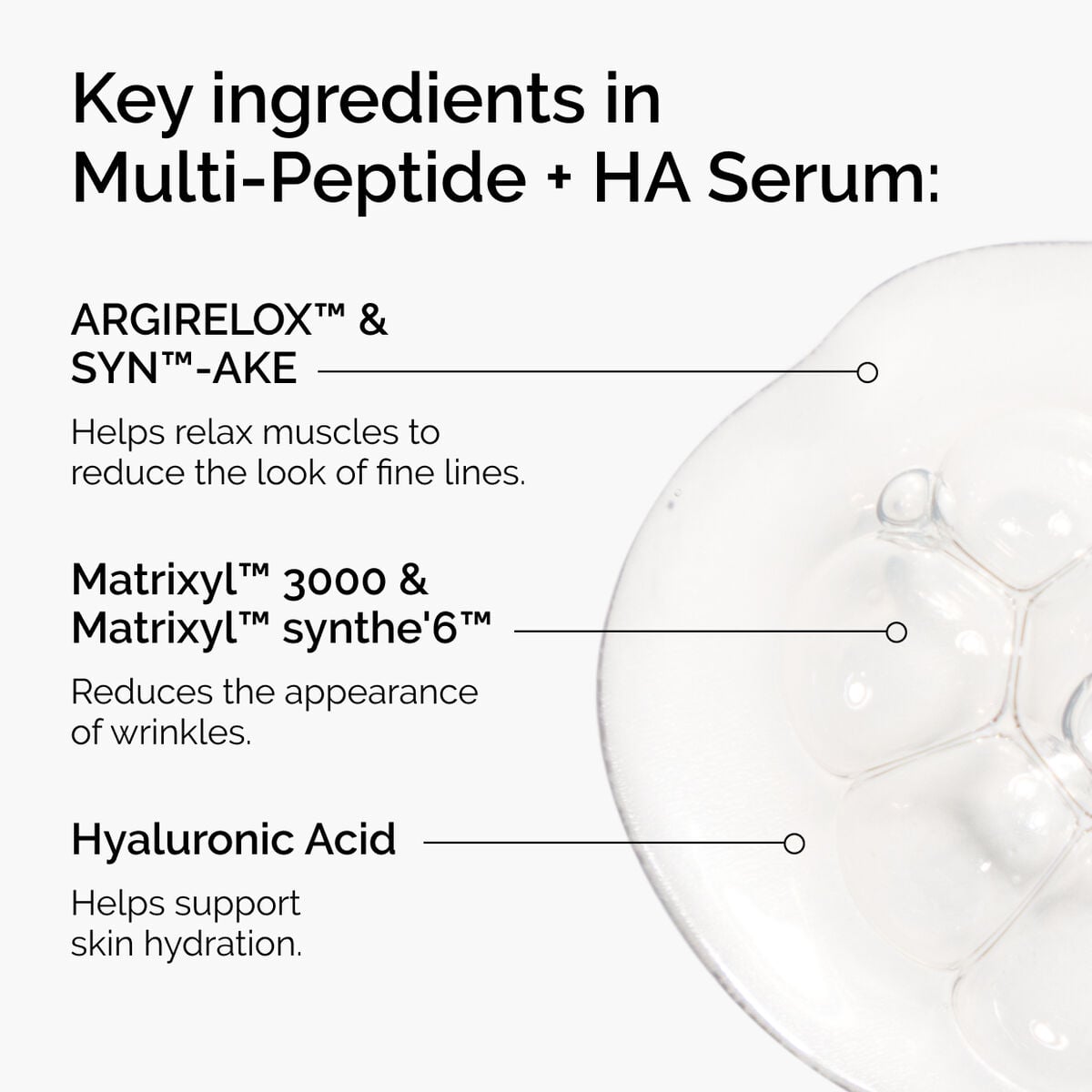 Multi-Peptide + HA Serum - Smooth Finish