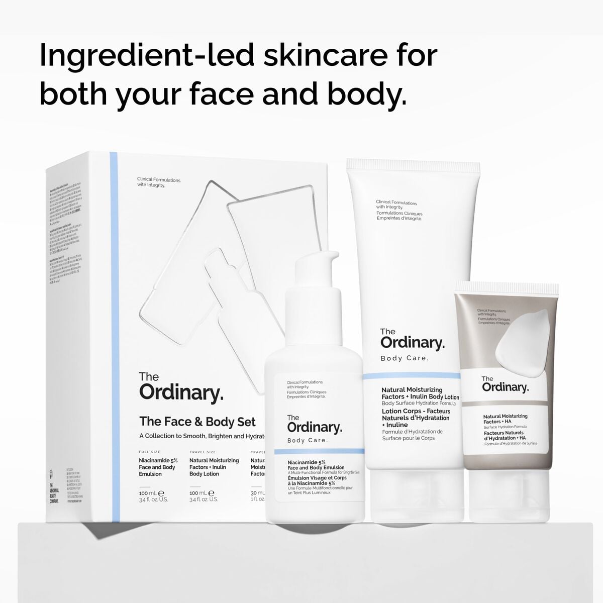 The Face & Body Set - Clean Bundle
